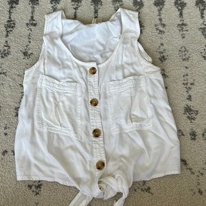 Button up tank top